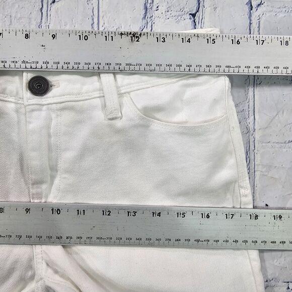 Banana Republic WOMENS SIZE 28 Jeans Skinny Denim White Low Rise Stretch - Picture 5 of 12